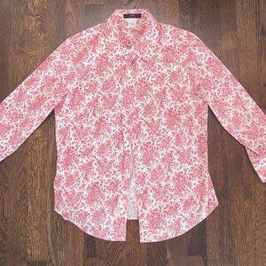 Pink J. Crew Blouse, size M
